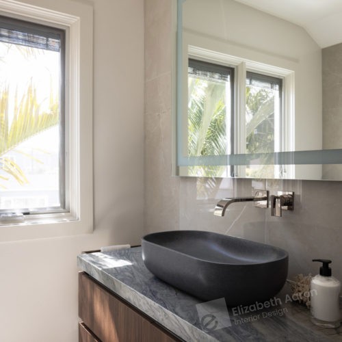 Coastal modern bathroom redesign