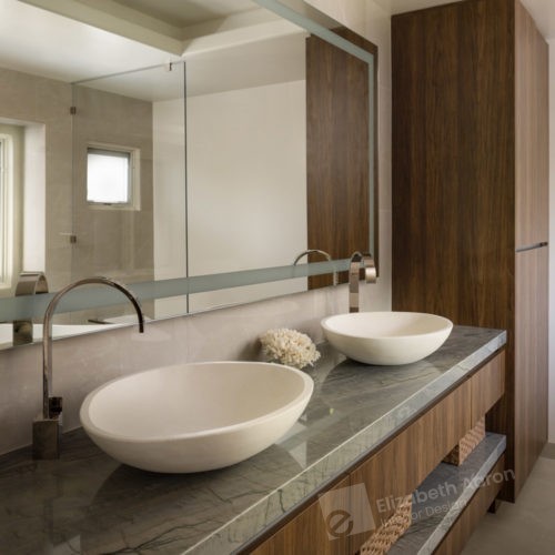 Coastal modern bathroom redesign