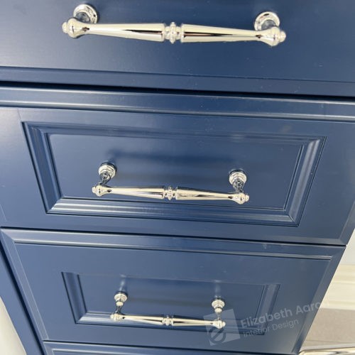 In the navy - luxury bathroom redesign