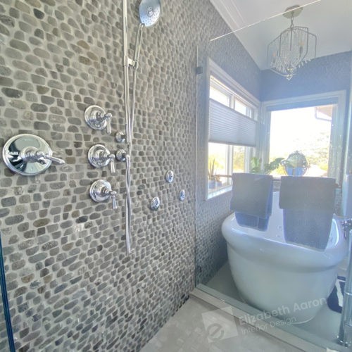 In the navy - luxury bathroom redesign