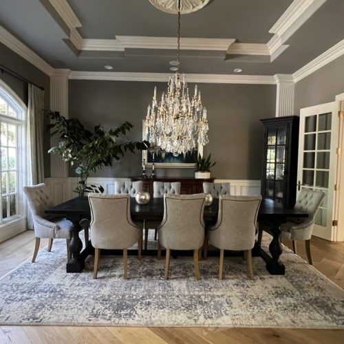 Luxury dining room design